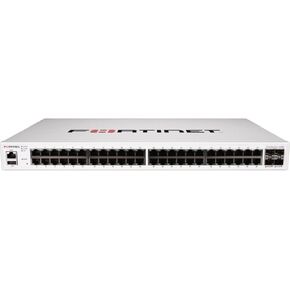 Fortinet FS-448E Ethernet Switch - 48 Ports - 3 Layer Supported - Modular - 47.81 W Power Consumption - Twisted Pair, Optical Fiber - Rack-mountable in Saudi Arabia