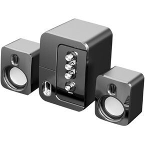 مكبرات صوت للكمبيوتر المحمول من Gadpiparty USB، مكبر صوت محمول لسطح المكتب مع صوت محيطي ثلاثي الأبعاد وباس عميق للاستخدام في المنزل والمكتب in Kuwait