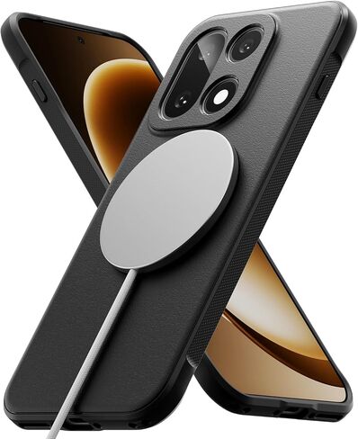 حافظة Ringke Onyx لهاتف OnePlus 15 [متوافقة مع MagSafe] غطاء خفيف الوزن مقاوم للزيت والأوساخ وقبضة معززة غير قابلة للانزلاق - أسود مغناطيسي in Kuwait
