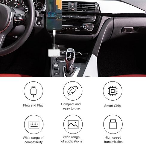 قارئ بطاقات ذاكرة 6 في 1، محول USB C متعدد المنافذ لبطاقة SD TF، محول من النوع C إلى USB3.0 USB2.0، التوصيل والتشغيل للهواتف المحمولة والكمبيوتر المحمول وأجهزة الكمبيوتر in Kuwait