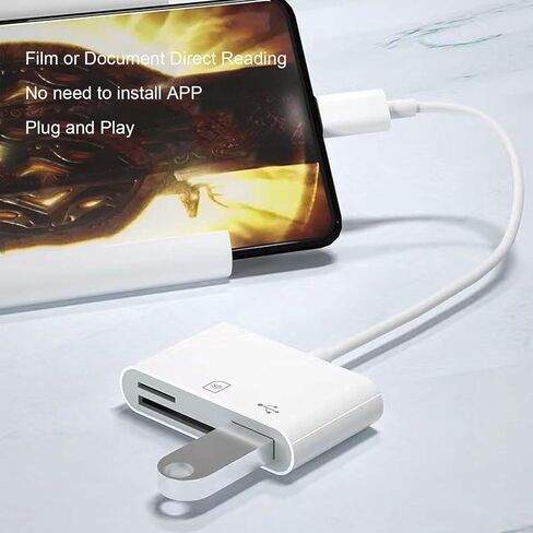 قارئ بطاقات ذاكرة 6 في 1، محول USB C متعدد المنافذ لبطاقة SD TF، محول من النوع C إلى USB3.0 USB2.0، التوصيل والتشغيل للهواتف المحمولة والكمبيوتر المحمول وأجهزة الكمبيوتر in Kuwait