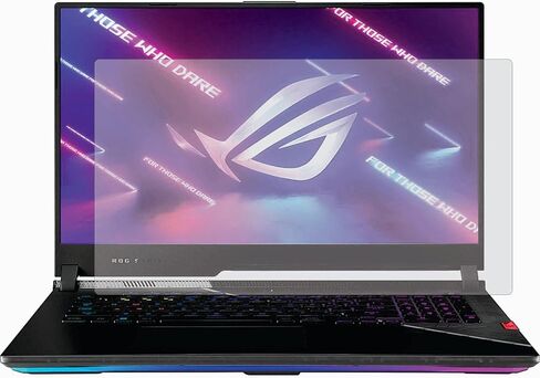 واقي شاشة (مجموعة من قطعتين) متوافق مع كمبيوتر محمول للألعاب Asus Strix Scar 17 G733 مقاس 17.3 بوصة مضاد للوهج ومضاد للخدش in Kuwait