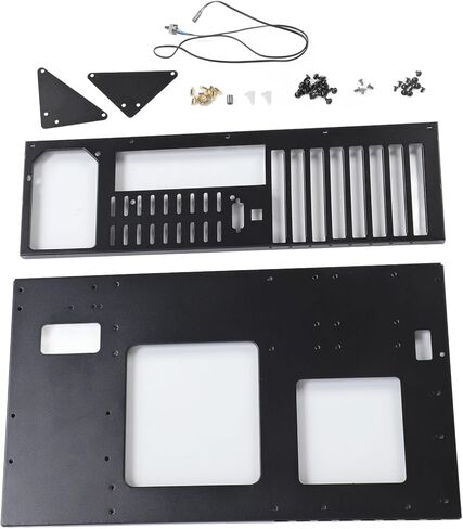 حقيبة كمبيوتر للألعاب DIY، حامل هيكل مفتوح للكمبيوتر للوحة الأم ATX/M ATX/ITX، تدعم اللوحة الرئيسية للخوادم X79 X99، SSD/HDD، تصميم فتحة توجيه الكابل in Kuwait