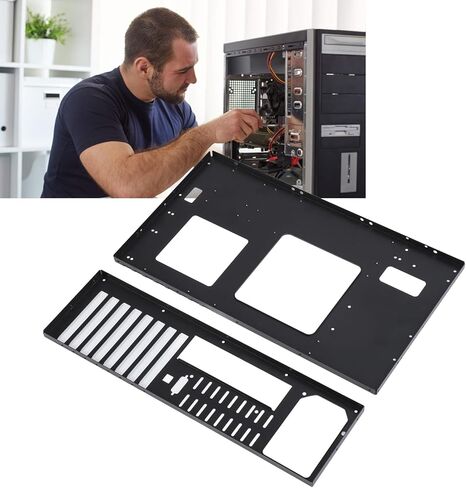 حقيبة كمبيوتر للألعاب DIY، حامل هيكل مفتوح للكمبيوتر للوحة الأم ATX/M ATX/ITX، تدعم اللوحة الرئيسية للخوادم X79 X99، SSD/HDD، تصميم فتحة توجيه الكابل in Kuwait