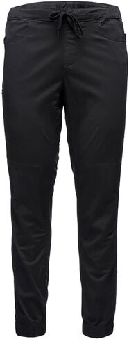 BLACK DIAMOND Men’s Notion Pants | Stretch Organic Cotton | Reinforced Knees | Comfortable Rock Climbing & Everyday Performance Pants | Black | Medium in Saudi Arabia
