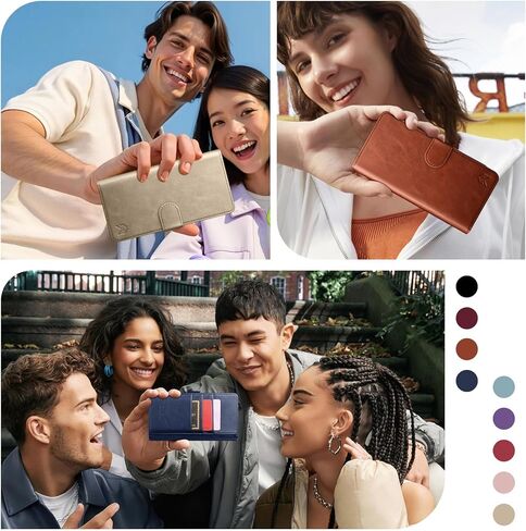 DJBull 2-in-1 Detachable Wallet Case for iPhone 16 Pro Max 6.9" RFID Blocking Flip Folio with Card Holder | PU Leather Shockproof Protective Cover Women Men for Apple 16 Pro Max Phone Case Light Brown in Saudi Arabia