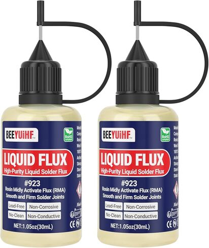 Liquid Solder Flux Dropper, Liquid Soldering Flux, No Clean Liquid Flux, Electrical Liquid Rosin Flux Solder, Liquid Flux Soldering Squeeze Bottle (30 mL/1.05Oz.) in Saudi Arabia
