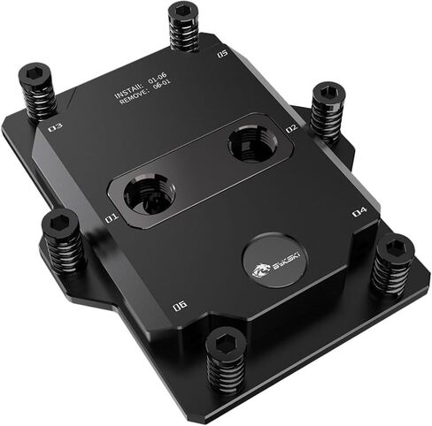 Bykski CPU-SP5-SR كتلة مياه معدنية متينة بالكامل لوحدة المعالجة المركزية لـ AMD EPYC (مقبس SP5/LGA 6096) - الاستخدام المستمر in Saudi Arabia
