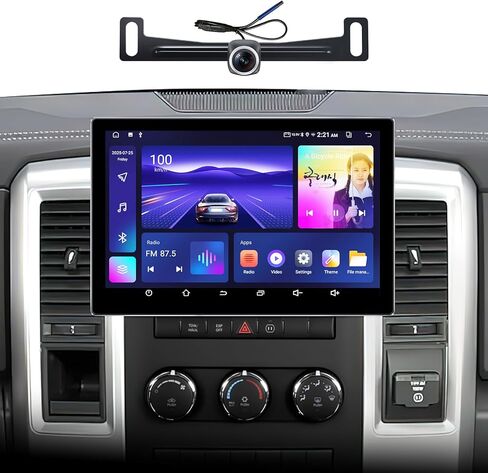 11.5 بوصة (4G+64G) ستيريو راديو السيارة أندرويد لسيارة دودج رام 1500 2500 3500 2009-2012 مع Carplay Android Auto GPS Navigation 5G WiFi Bluetooth Head Unit استبدال in Kuwait