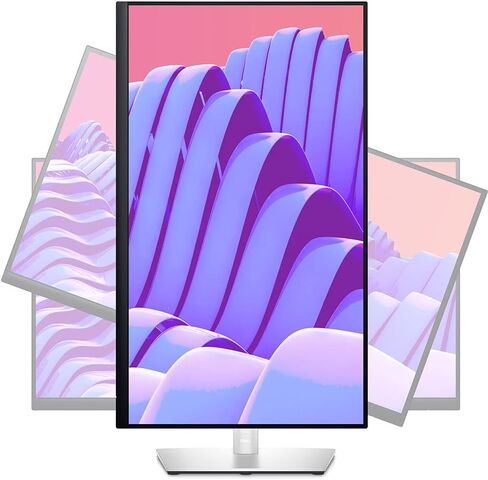 حزمة شاشة P2722H من Dell مقاس 27 بوصة بدقة Full HD IPS وحامل قابل للتعديل وحامل HDMI DisplayPort USB Hub وشاشة كمبيوتر مكتبية للأعمال + كابل HDMI + مجموعة تنظيف in Kuwait