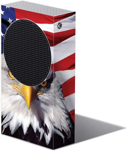 غلاف MightySkins متوافق مع Xbox Series S - America Strong | غطاء ملتف واقٍ ومتين وفريد ​​من نوعه من الفينيل | سهل التطبيق وتغيير الأنماط | صنع في الولايات المتحدة الأمريكية in Kuwait