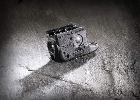 Streamlight 69270 TLR-6 ضوء سلاح تكتيكي 100 لومن مع ليزر أحمر مدمج مصمم حصريًا وحصريًا لـ Glock 42/43/43X/48 (بدون سكة أو MOS)، أسود in Kuwait