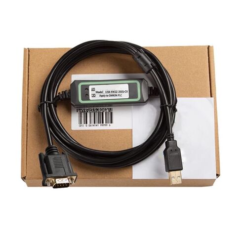 USB-XW2Z-200S-CV Applicable Communication Download Cable PLC Programming Cable Stable Transmission High Speed Stable Model FT232RL Chip Black 3 Meters in Saudi Arabia