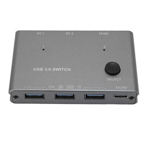 محول USB متعدد الاستخدامات 2 في 4 من SUNGOOYUE، مشاركة سلسة للكمبيوتر مع لوحة مفاتيح USB وماوس لنقل البيانات، مثالي لمحركات الأقراص وكاميرات التصوير الحراري in Kuwait