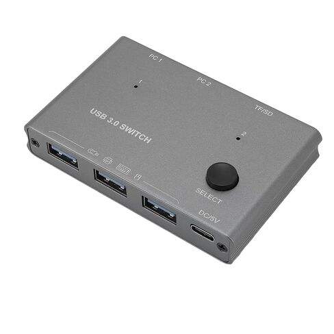 محول USB متعدد الاستخدامات 2 في 4 من SUNGOOYUE، مشاركة سلسة للكمبيوتر مع لوحة مفاتيح USB وماوس لنقل البيانات، مثالي لمحركات الأقراص وكاميرات التصوير الحراري in Kuwait