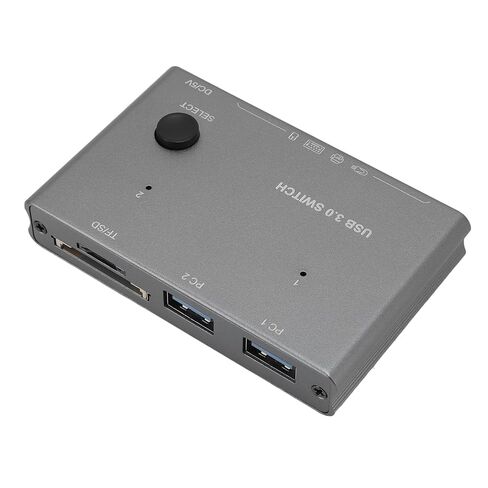 محول USB متعدد الاستخدامات 2 في 4 من SUNGOOYUE، مشاركة سلسة للكمبيوتر مع لوحة مفاتيح USB وماوس لنقل البيانات، مثالي لمحركات الأقراص وكاميرات التصوير الحراري in Kuwait