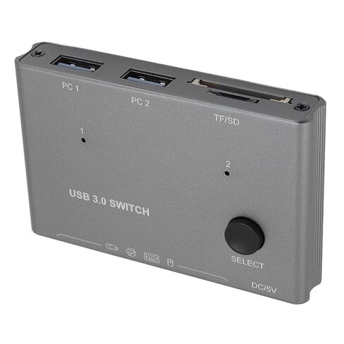 محول USB متعدد الاستخدامات 2 في 4 من SUNGOOYUE، مشاركة سلسة للكمبيوتر مع لوحة مفاتيح USB وماوس لنقل البيانات، مثالي لمحركات الأقراص وكاميرات التصوير الحراري in Kuwait