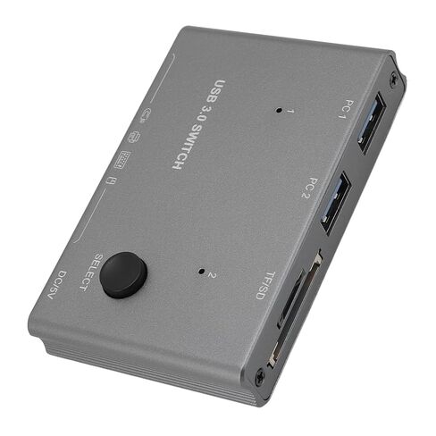 محول USB متعدد الاستخدامات 2 في 4 من SUNGOOYUE، مشاركة سلسة للكمبيوتر مع لوحة مفاتيح USB وماوس لنقل البيانات، مثالي لمحركات الأقراص وكاميرات التصوير الحراري in Kuwait