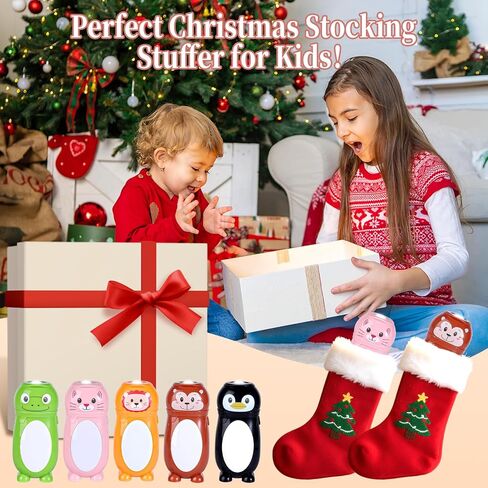 KunHe 10 Pack Animal Flashlights 2 in 1 Camping Lantern Flashlights Christmas Stocking Stuffers Small Flashlight Party Favors Halloween Christmas Gift for Girls Boys in Saudi Arabia