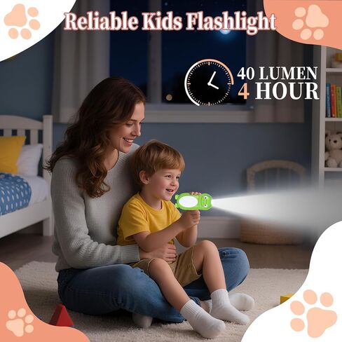 KunHe 10 Pack Animal Flashlights 2 in 1 Camping Lantern Flashlights Christmas Stocking Stuffers Small Flashlight Party Favors Halloween Christmas Gift for Girls Boys in Saudi Arabia