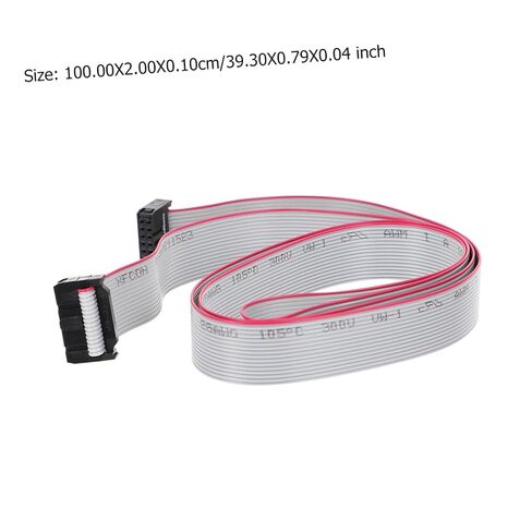 DOITOOL 4pcs Flat Ribbon Cable Connector Cord Wire Pin Pitch Cable Connectors Solid Core Wire Harness in Saudi Arabia