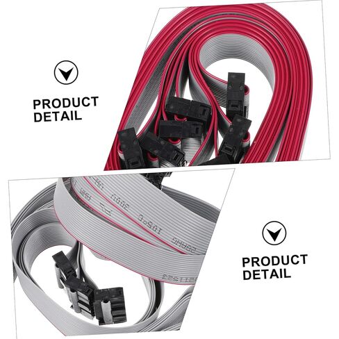 DOITOOL 4pcs Flat Ribbon Cable Connector Cord Wire Pin Pitch Cable Connectors Solid Core Wire Harness in Saudi Arabia