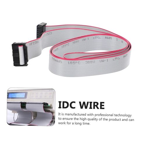 DOITOOL 4pcs Flat Ribbon Cable Connector Cord Wire Pin Pitch Cable Connectors Solid Core Wire Harness in Saudi Arabia