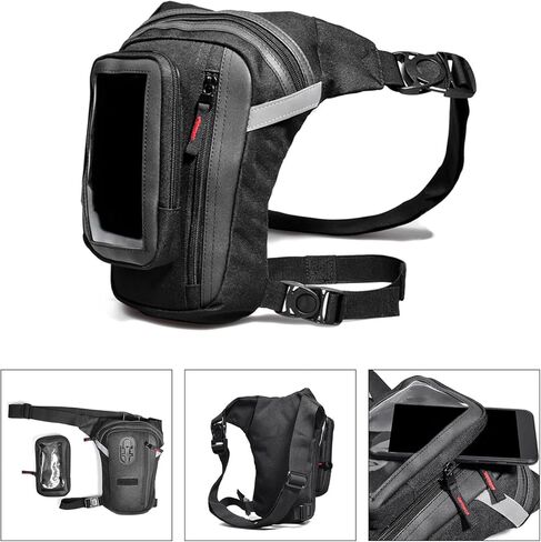 Men Drop Leg Pouch Tools Bags Waterproof Leg Bag Fanny Pack Thigh Bags Bike Cycling Hip Bag Portable Waist Packs in Saudi Arabia