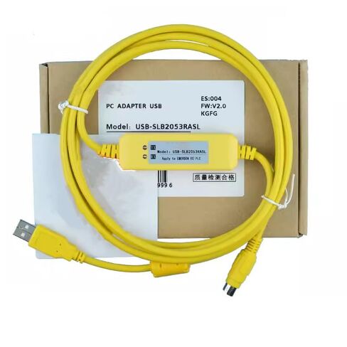 USB-SLB2053RASL كابل تنزيل بيانات الاتصالات واستقرار نقل البيانات PLC كابل برمجة اقتصادي أصفر 3 متر in Kuwait