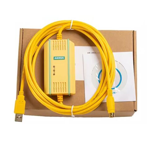 USB-XGB+ for XBC XBM Series Communication Download Cable Stable PLC Programming Cable High Speed Electromagnetic Isolated FT232RL Chip Yellow 3 Meter in Saudi Arabia