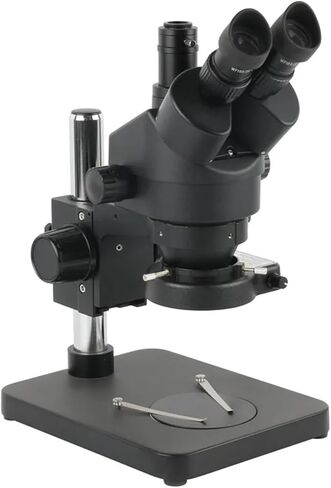 Simul البؤري الصناعي ثلاثي العينيات مجهر ستيريو التكبير المستمر التكبير 7X - 45X لحام إصلاح PCB الهاتف مختبر (D) in Saudi Arabia