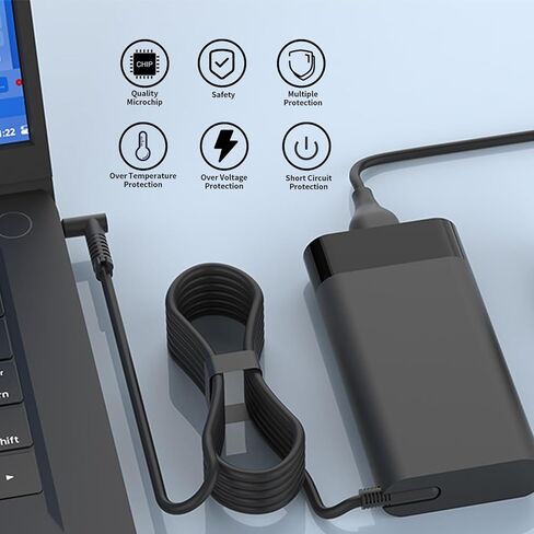 شاحن 90 وات 19.5 فولت 4.62 أمبير L24008-001 متوافق مع HP Envy TouchSmart 15 17 710413-001 4.5 ملم محول تيار متردد ذكي للكمبيوتر المحمول بطرف أزرق in Kuwait