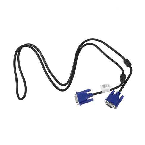 قطعتان من كابل بيانات Vga المتين لجهاز عرض الكمبيوتر المحمول والشاشة، موصل Vga متعدد الوظائف عالي الدقة مع غطاء من البولي إيثيلين المضاد للتداخل in Kuwait