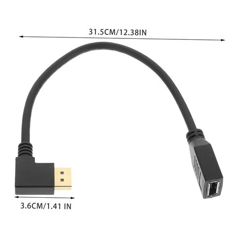 كابل تمديد Vaguelly Displayport ذكر إلى أنثى لشاشة الألعاب مرن وتصميم لسهولة الإعداد واستخدام المدرسة والاستوديو in Kuwait