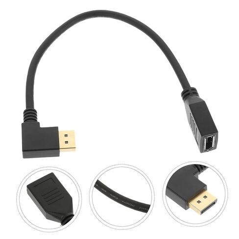 كابل تمديد Vaguelly Displayport ذكر إلى أنثى لشاشة الألعاب مرن وتصميم لسهولة الإعداد واستخدام المدرسة والاستوديو in Kuwait