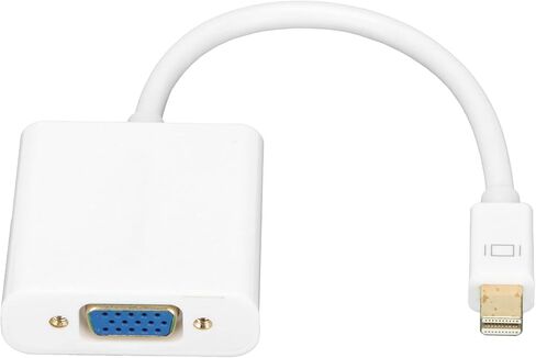 محول Mini DisplayPort إلى VGA، محول Mini إلى VGA متوافق تمامًا مع شاشات التلفاز وموصل تحويل HD PVC إلى محول VGA لأجهزة الكمبيوتر المحمولة وأجهزة الكمبيوتر in Kuwait