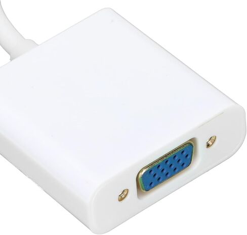 محول Mini DisplayPort إلى VGA، محول Mini إلى VGA متوافق تمامًا مع شاشات التلفاز وموصل تحويل HD PVC إلى محول VGA لأجهزة الكمبيوتر المحمولة وأجهزة الكمبيوتر in Kuwait