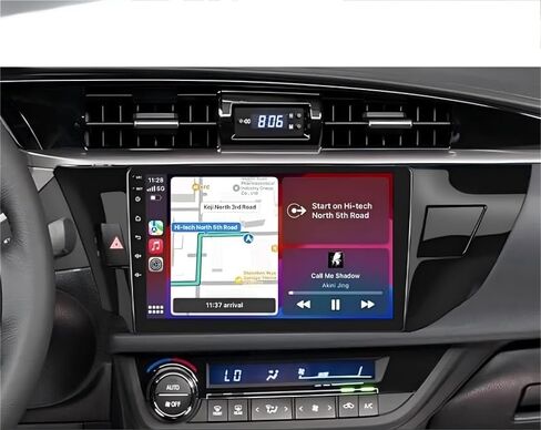 2+32G ستيريو سيارة أندرويد لتويوتا كورولا 2014-2016 راديو مع Carplay Android Auto 10.1 "1280 * 720P IPS شاشة لمس راديو يدعم GPS/WiFi/32EQ DSP/59UI/بلوتوث/كاميرا احتياطية in Kuwait