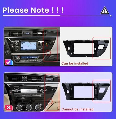 2+32G ستيريو سيارة أندرويد لتويوتا كورولا 2014-2016 راديو مع Carplay Android Auto 10.1 "1280 * 720P IPS شاشة لمس راديو يدعم GPS/WiFi/32EQ DSP/59UI/بلوتوث/كاميرا احتياطية in Kuwait