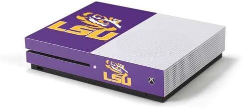 ملصق Skinit المخصص للألعاب متوافق مع وحدة تحكم Xbox One S - تصميم LSU Tigers Mascot المرخص رسميًا in Kuwait