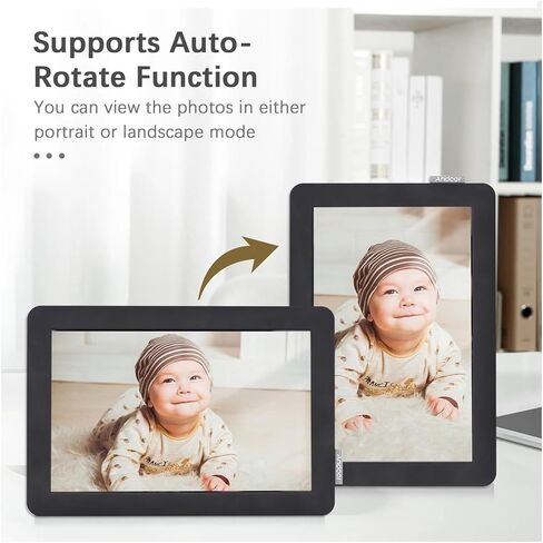 Digital Photo Frame 10.1 Inch Frame WiFi Cloud Digital Picture Touch Control Auto Rotation Share Photos Via APP Clearer (Frame Add 64gb) in Saudi Arabia