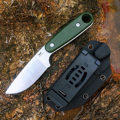 حارس W204 شفرة مثبتة سكين 14C28N شفرة الصلب ميكارتا مقبض مع أغلفة كيديكس للأنشطة الخارجية التخييم in Kuwait