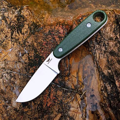 حارس W204 شفرة مثبتة سكين 14C28N شفرة الصلب ميكارتا مقبض مع أغلفة كيديكس للأنشطة الخارجية التخييم in Kuwait