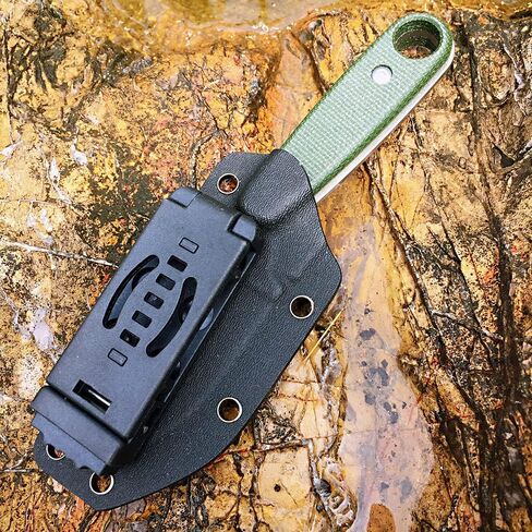 حارس W204 شفرة مثبتة سكين 14C28N شفرة الصلب ميكارتا مقبض مع أغلفة كيديكس للأنشطة الخارجية التخييم in Kuwait