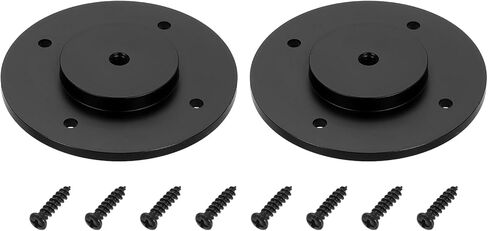 حامل محول حامل ثلاثي القوائم 1/4 بوصة من PATIKIL بقطر 40 مم، قطعتان من سبائك الألومنيوم شفة على الحائط حامل ثلاثي القوائم مع برغي ذاتي التنصت لشاشة الذراع السحرية وفلاش كاميرا DSLR in Kuwait