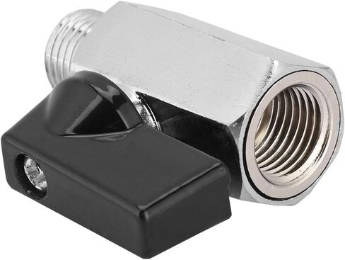 G1/4 Water Cooling Valve, Brass with Plating for PC Liquid Cooling Systems Computer Modding Accessory in Saudi Arabia