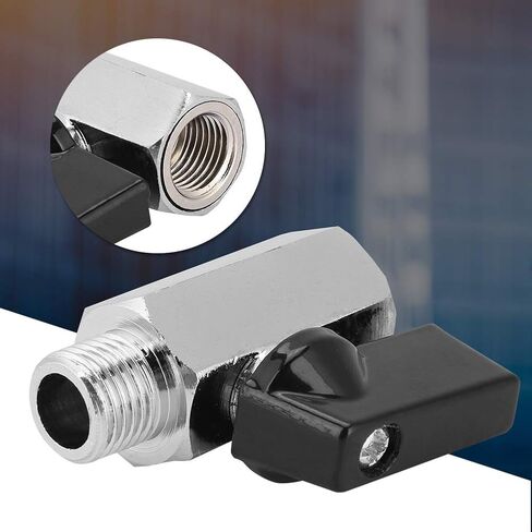 G1/4 Water Cooling Valve, Brass with Plating for PC Liquid Cooling Systems Computer Modding Accessory in Saudi Arabia