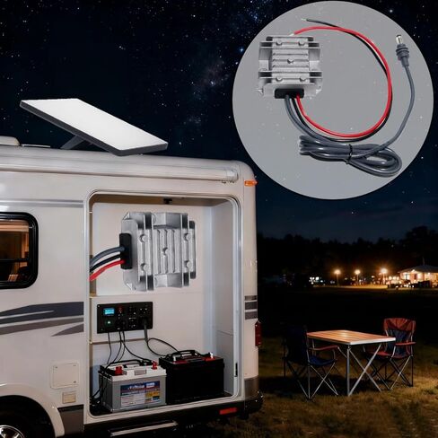 محول Starlink Mini Power Supply 12-24vAdapter Converter، DC Step Up Converter 12-24V إلى 30V 3.5A مع سلك طاقة للشاحنة، RV، Marine، خارج الشبكة in Kuwait