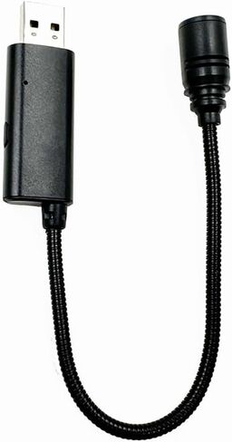 ميكروفون بقابس USB يدعم جميع الأنظمة لألعاب المؤتمرات والدردشة وميكروفون الكمبيوتر المحمول العالمي بخرطوم 9 بوصات مع مفاتيح in Saudi Arabia
