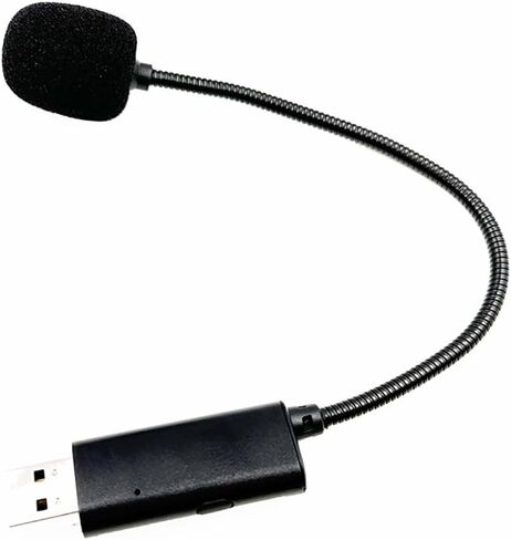 ميكروفون بقابس USB يدعم جميع الأنظمة لألعاب المؤتمرات والدردشة وميكروفون الكمبيوتر المحمول العالمي بخرطوم 9 بوصات مع مفاتيح in Saudi Arabia